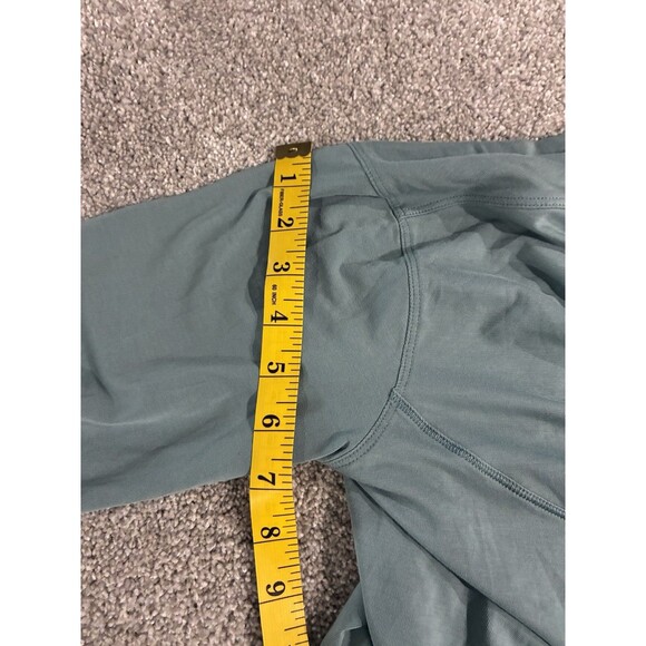 Lululemon Back in Action Long Sleeve Dress Tidewater Teal Oversized Relaxed Fit - Picture 9 of 9